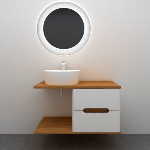 MUEBLE PEARL BLANCO 120 CM PARA LVM