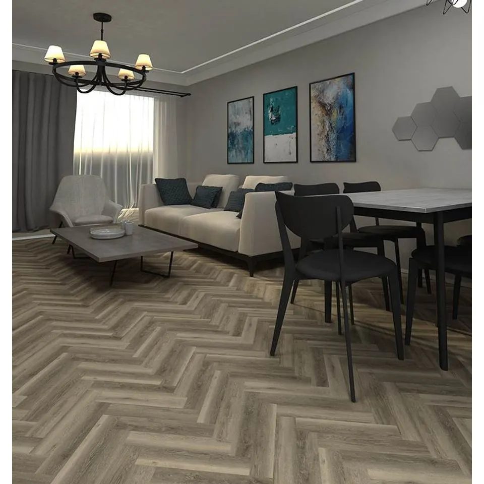 Vinílico Para Piso Estilo Madera Spc Epic V Café