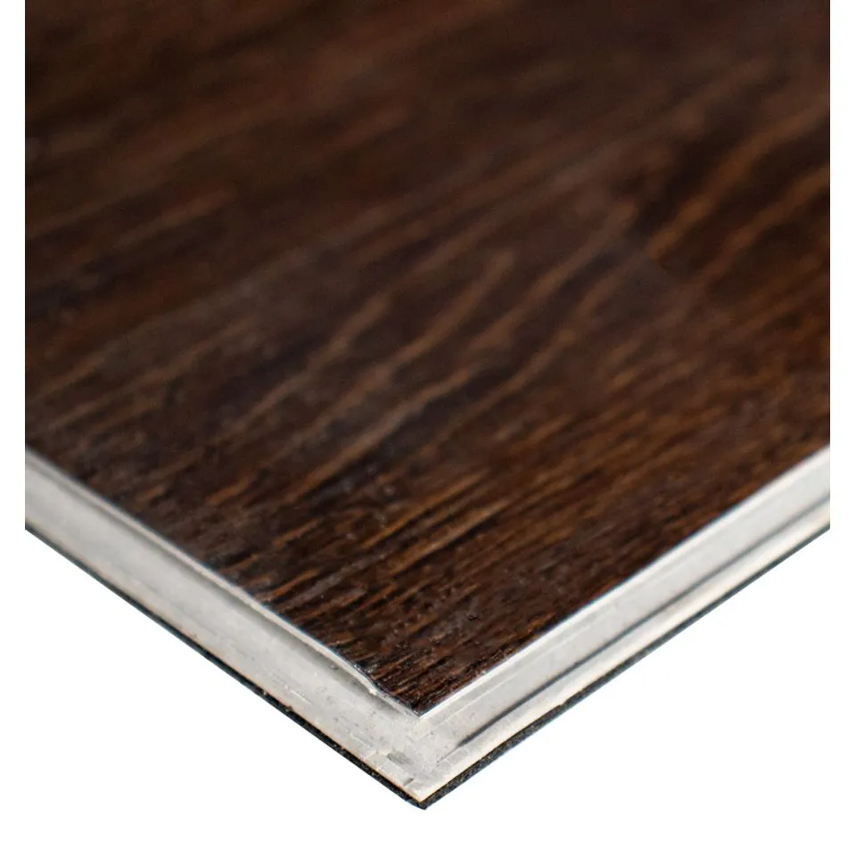 Vinílico Para Piso Estilo Madera Spc Lignum Mv Café - Image 4