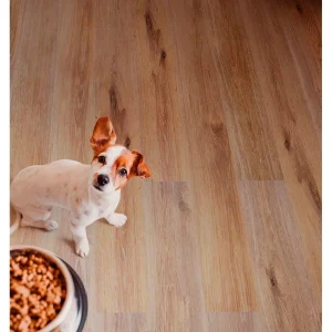 Vinílico Para Piso Estilo Madera Spc Estonia Mv Rojo