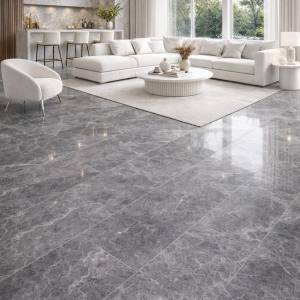 Porcelanato Para Piso Y Pared Praga Gris Oscuro